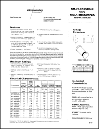 MLL1.4KESD15 Datasheet