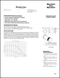 MLL5262B Datasheet
