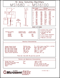 MS1680 Datasheet