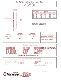 MS506 Datasheet