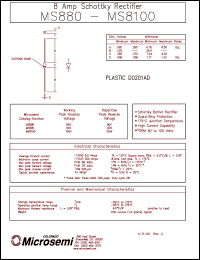 MS880 Datasheet