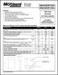 MSAHZ52F120A Datasheet