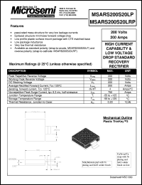MSARS200S10L Datasheet
