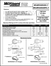 MSARS50S20Y Datasheet