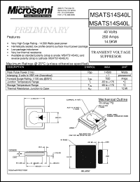 MSATS14S40LR Datasheet