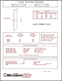 MSG105 Datasheet