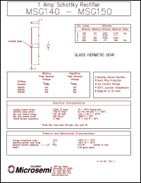 MSG145 Datasheet