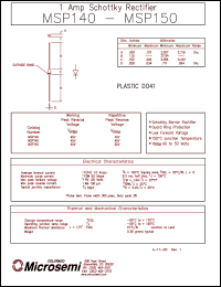 MSP140 Datasheet