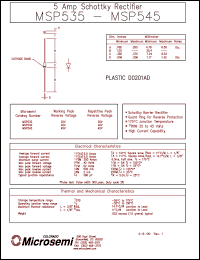 MSP540 Datasheet