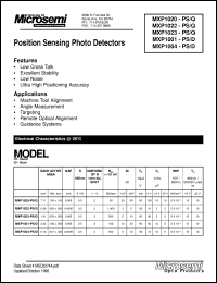 MXP1001PS/D Datasheet