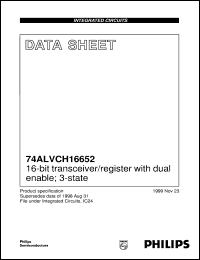 74ALVCH16652DGG Datasheet