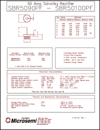 SBR5035PF Datasheet