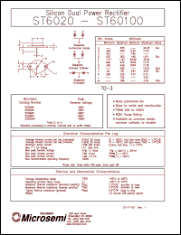ST6020 Datasheet