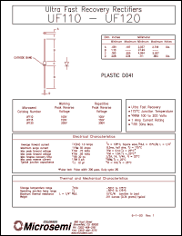 UF120 Datasheet