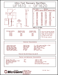 UF1610 Datasheet