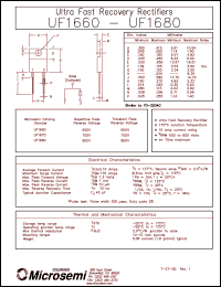 UF1660 Datasheet