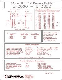 UF3070 Datasheet