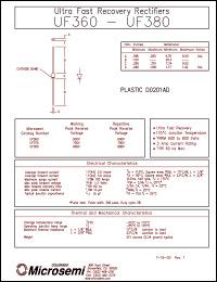 UF380 Datasheet