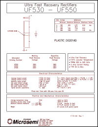 UF550 Datasheet