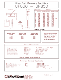 UF840 Datasheet