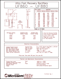 UF880 Datasheet