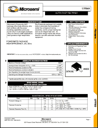 UPR60 Datasheet