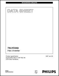 74LVC04ATTR Datasheet