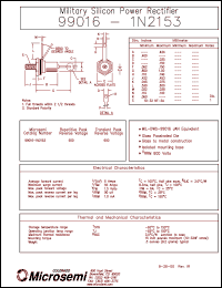 1N2153 Datasheet