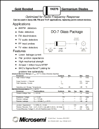 1N276 Datasheet