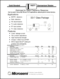 1N277 Datasheet