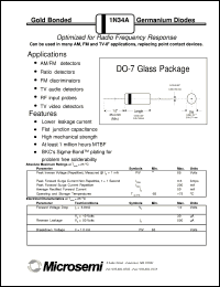 1N34A Datasheet