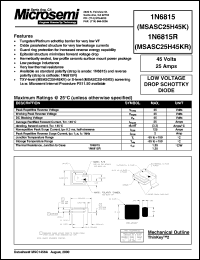 1N6815 Datasheet