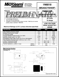 1N6818 Datasheet