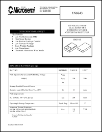 1N6843 Datasheet
