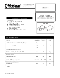 1N6845 Datasheet