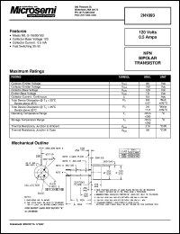 2N1893 Datasheet