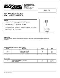 2N5179 Datasheet