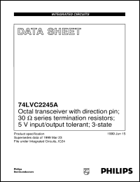74LVC2245ADB Datasheet