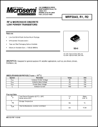 MRF5943R1 Datasheet