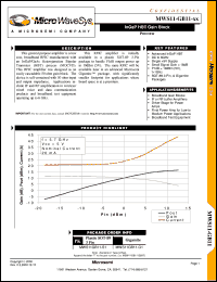 MWS11-GB11-X1 Datasheet