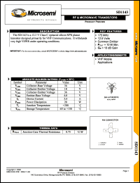 SD1143 Datasheet