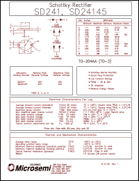 SD241 Datasheet
