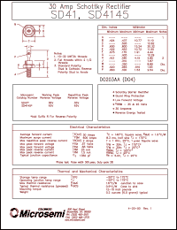 SD41 Datasheet