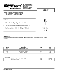 2N2857 Datasheet