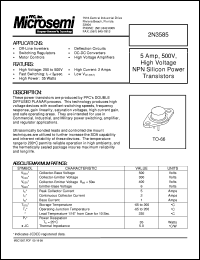 2N3585 Datasheet