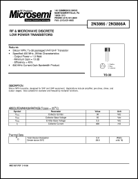 2N3866 Datasheet