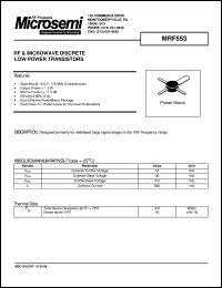 MRF553 Datasheet