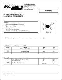 MRF559 Datasheet