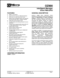 OZ990S Datasheet