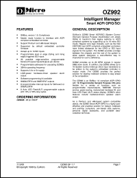 OZ992S Datasheet